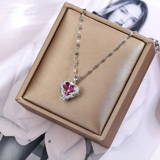 Crystal Heart Necklace