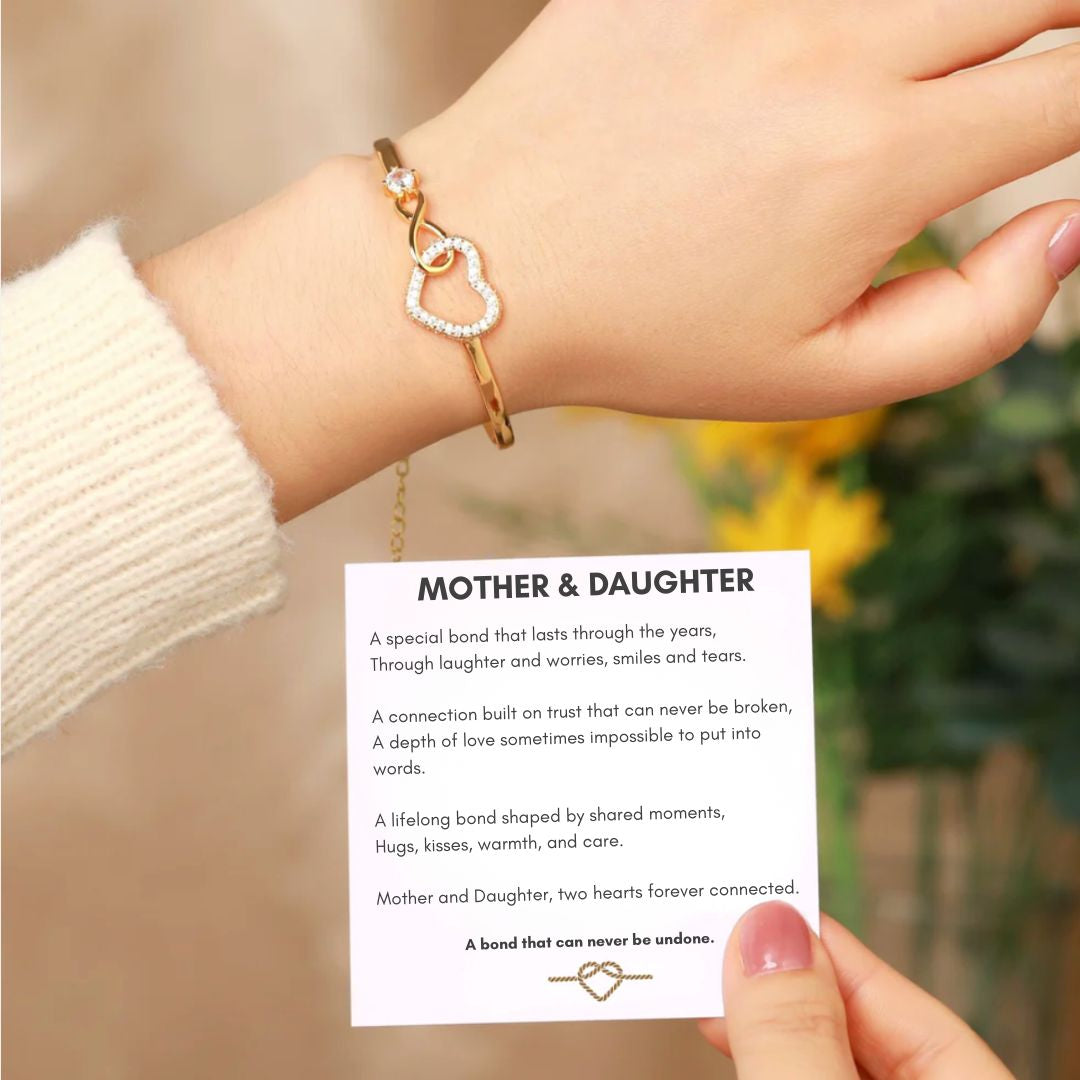 Mother & Daughter Infinity Love Bracelet