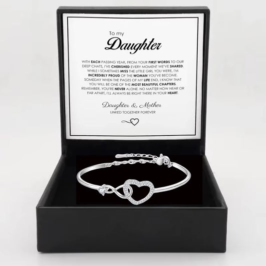 Mother & Daughter Infinity Love Bracelet